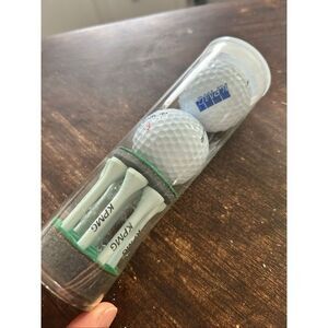 Pinnacle 3 golf balls with KPMG logo 2 balls